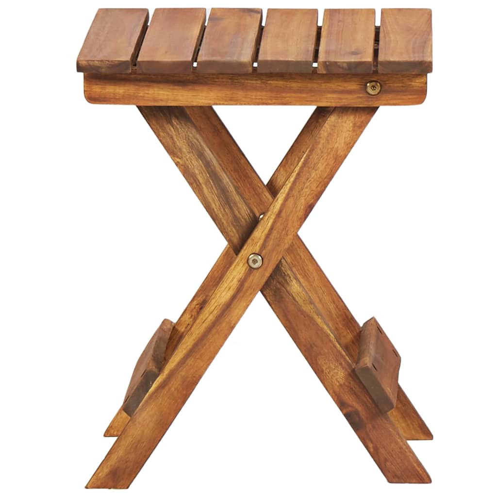 Berkfield Plant Stand 30x30x38 cm Solid Acacia Wood