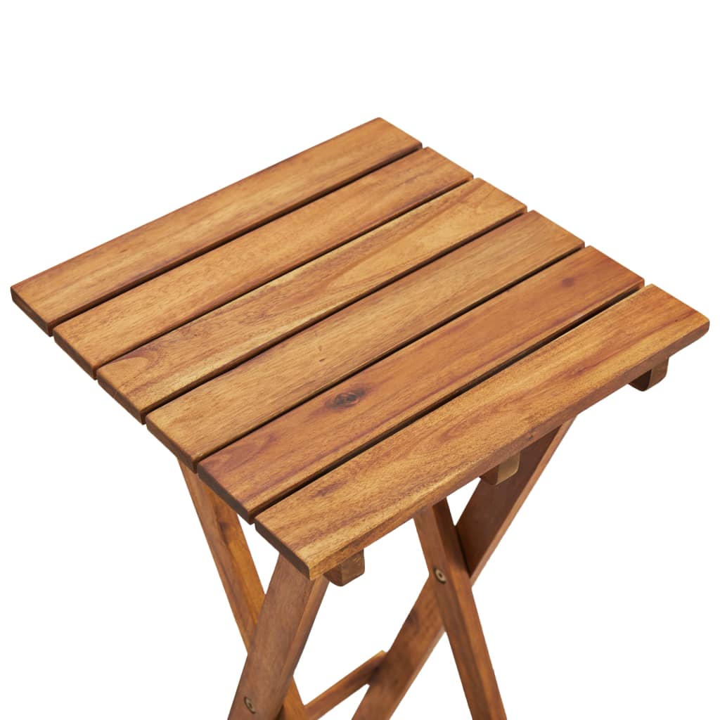 Berkfield Plant Stand 30x30x38 cm Solid Acacia Wood