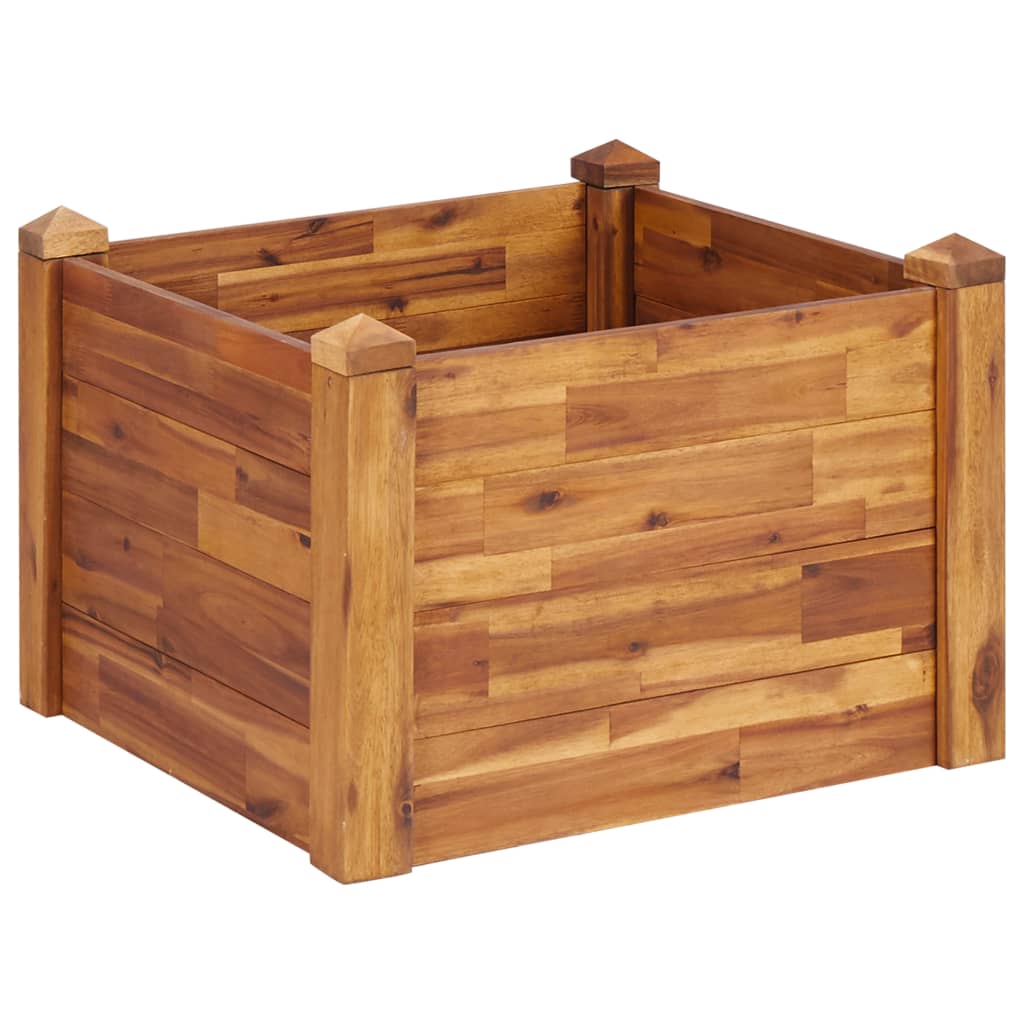 Berkfield Garden Raised Bed 60x60x44 cm Solid Acacia Wood