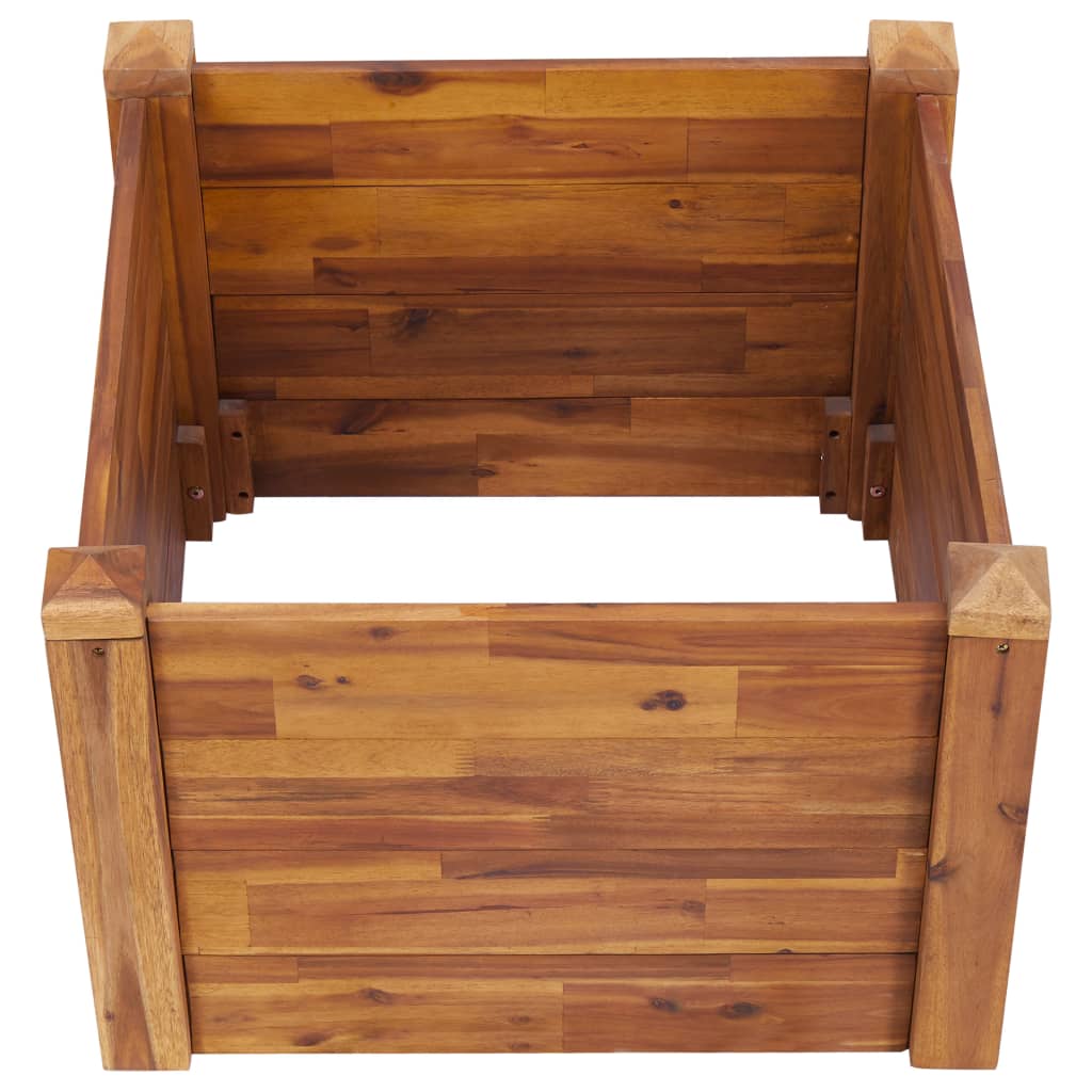 Berkfield Garden Raised Bed 60x60x44 cm Solid Acacia Wood
