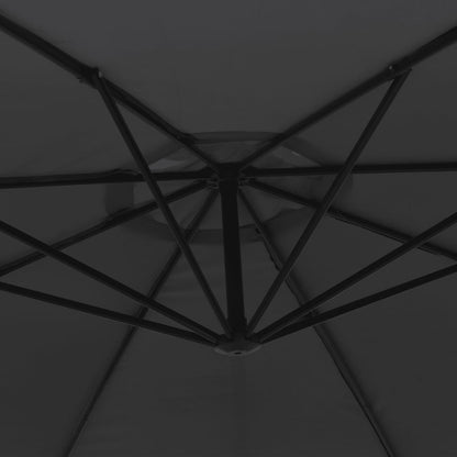 Berkfield Cantilever Umbrella with Aluminium Pole 350 cm Black