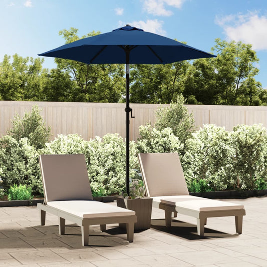 Berkfield Parasol Blue 200x224 cm Aluminium