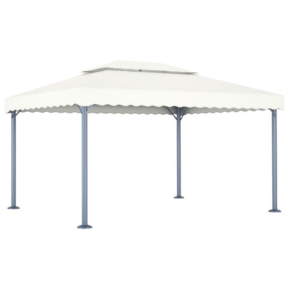 Berkfield Gazebo 400x300 cm Cream Aluminium
