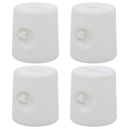 Berkfield Gazebo Weights 4 pcs PE White