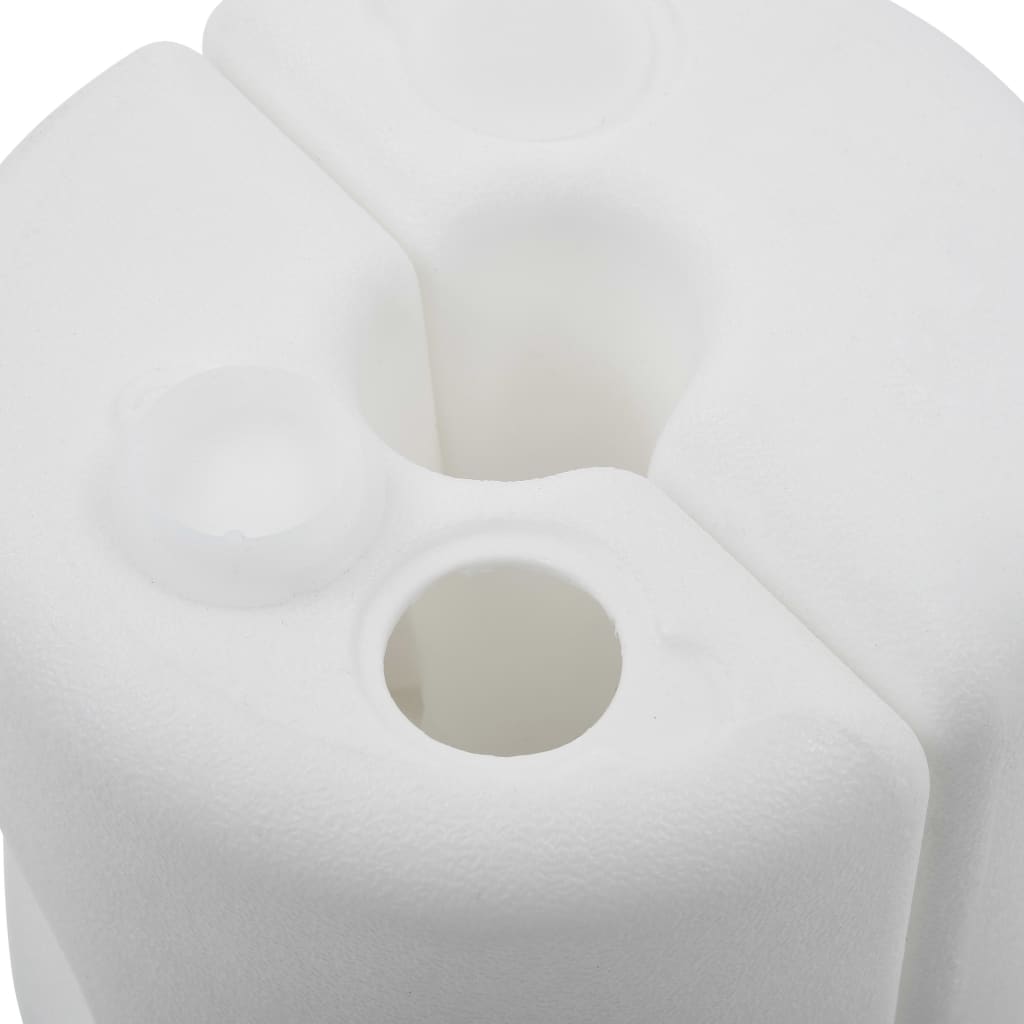 Berkfield Gazebo Weights 4 pcs PE White