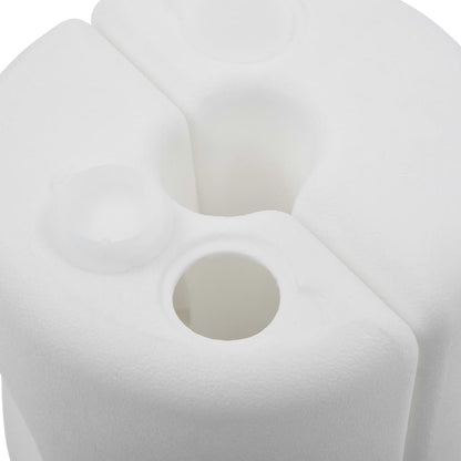 Berkfield Gazebo Weights 4 pcs PE White