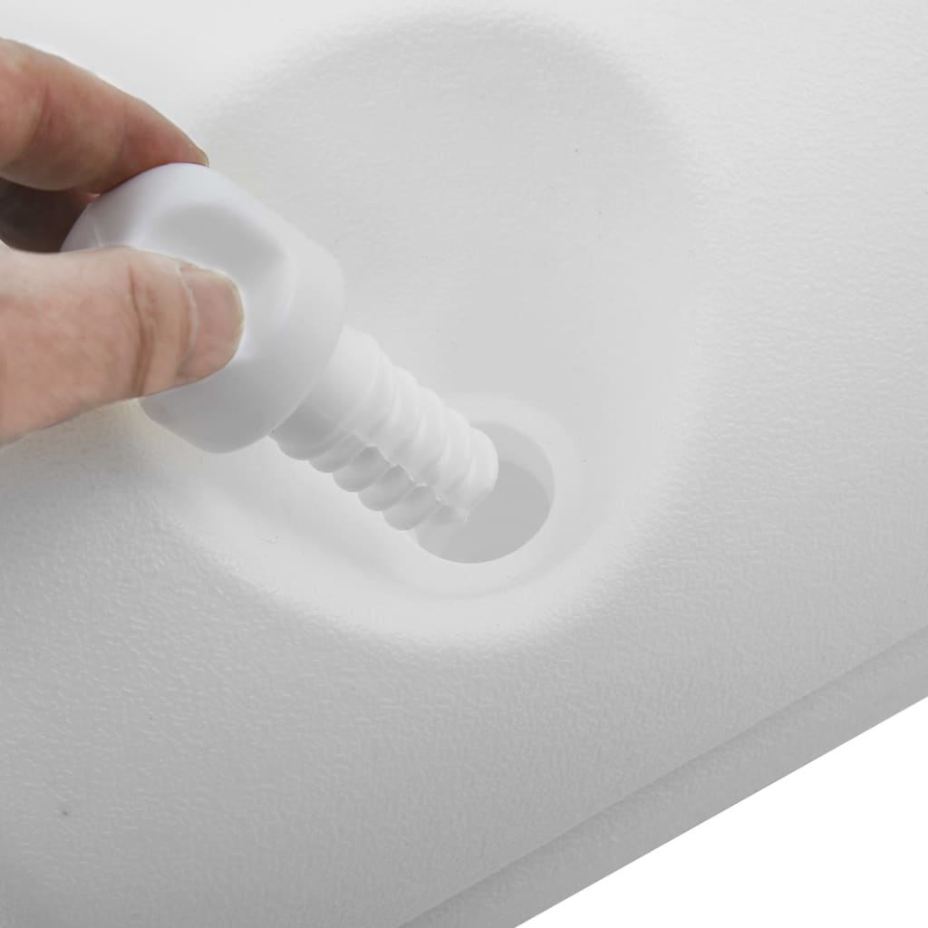 Berkfield Gazebo Weights 4 pcs PE White