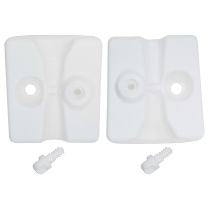 Berkfield Gazebo Weights 4 pcs PE White