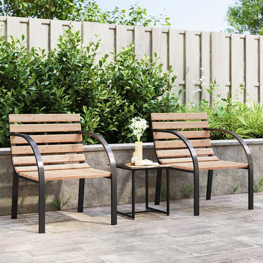 Berkfield Garden Chairs 2 pcs Wood