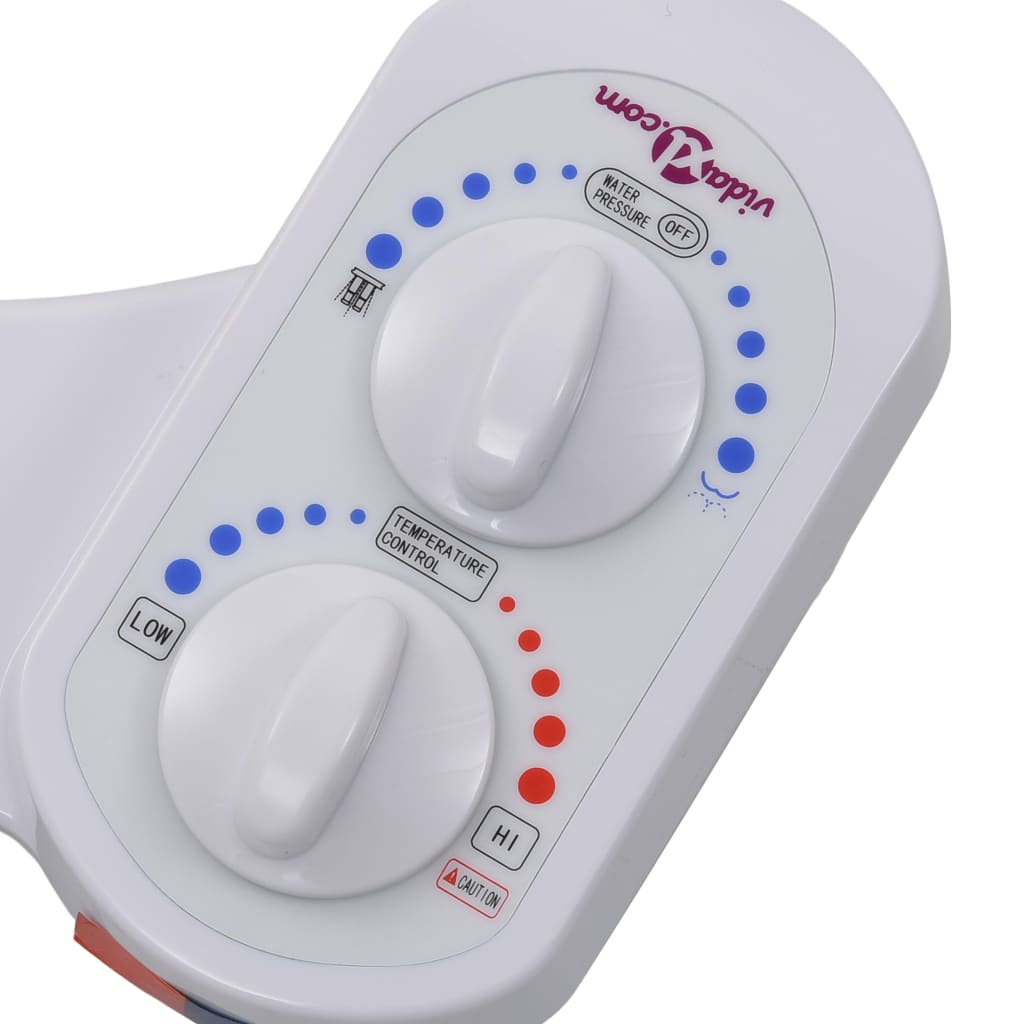 Berkfield Bidet Toilet Seat Attachment Hot Cold Water Single Nozzle