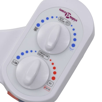 Berkfield Bidet Toilet Seat Attachment Hot Cold Water Single Nozzle