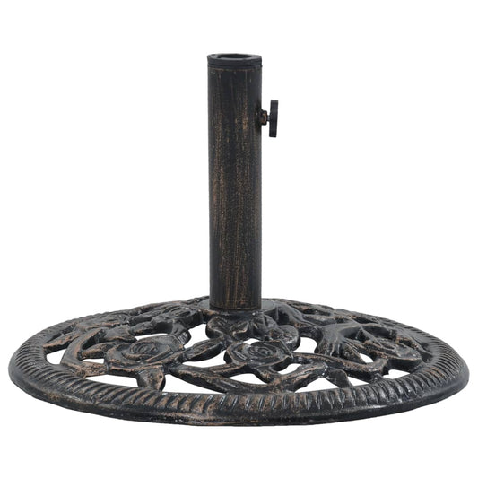 Berkfield Umbrella Base Bronze 12 kg 48 cm Cast Iron