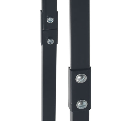 Berkfield Firewood Rack Black 100x25x100 cm Steel