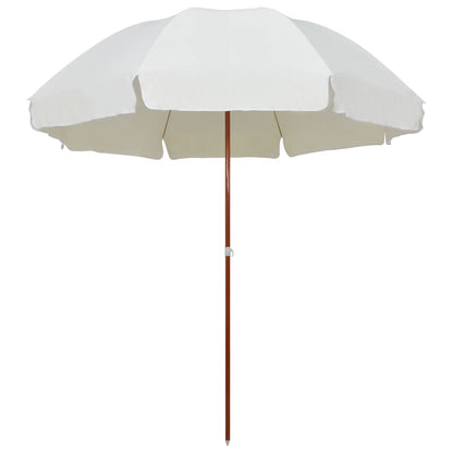 Berkfield Parasol with Steel Pole 300 cm Sand