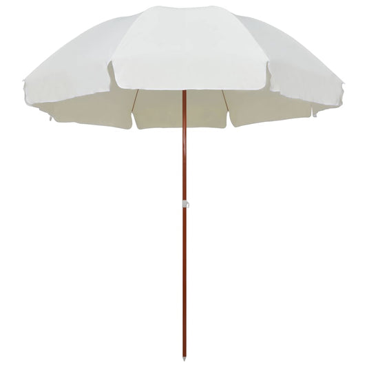 Berkfield Parasol with Steel Pole 300 cm Sand