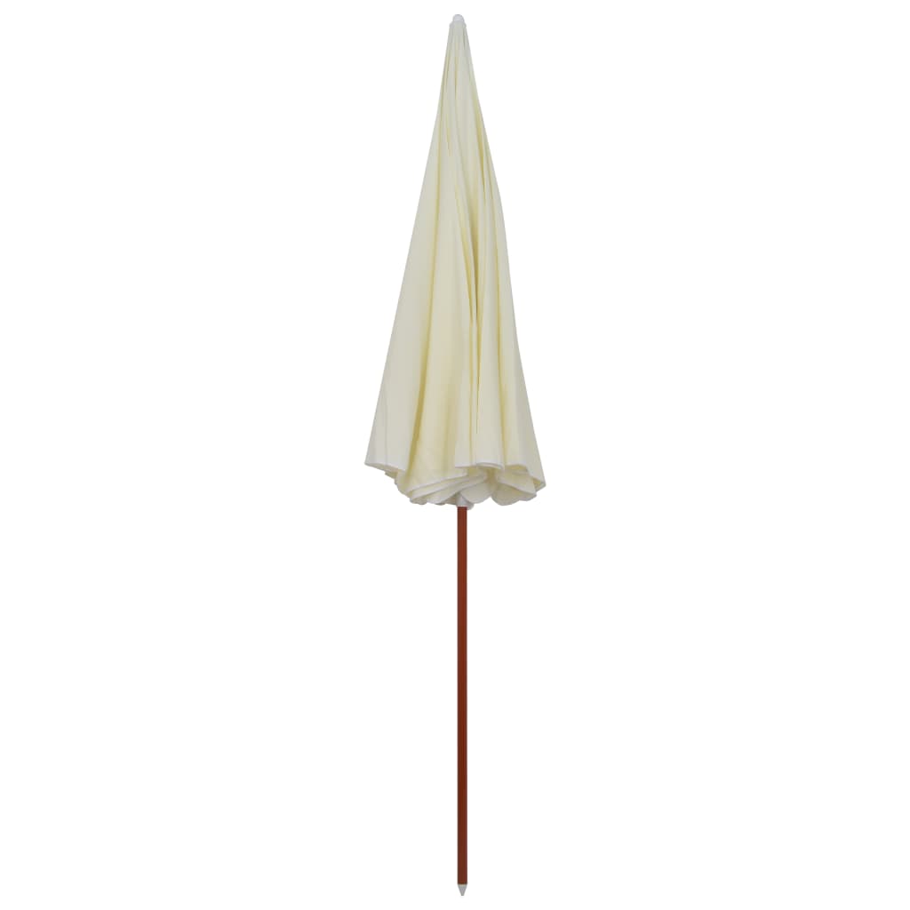 Berkfield Parasol with Steel Pole 300 cm Sand