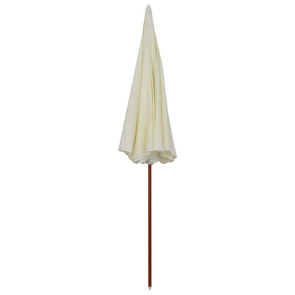 Berkfield Parasol with Steel Pole 300 cm Sand