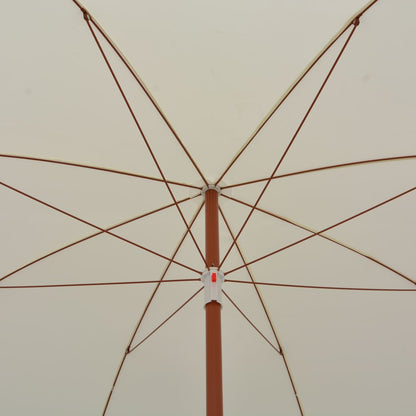 Berkfield Parasol with Steel Pole 300 cm Sand