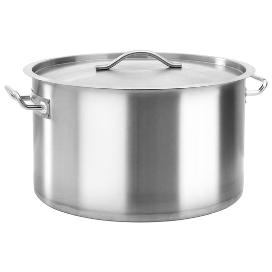 Berkfield Stock Pot 44 L 45x28 cm Stainless Steel