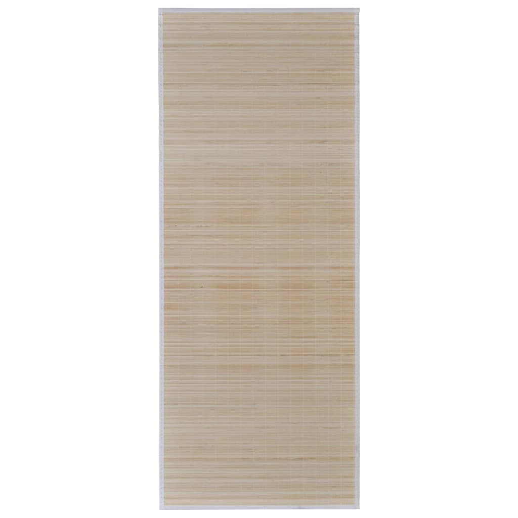 Berkfield Rectangular Natural Bamboo Rugs 4 pcs 120x180 cm