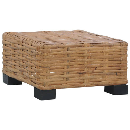 Berkfield Coffee Table 47x47x28 cm Natural Rattan