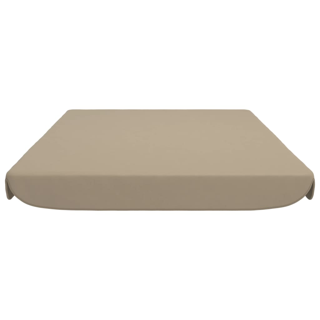 Berkfield Replacement Canopy for Garden Swing Taupe 192x147 cm
