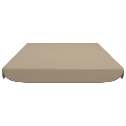 Berkfield Replacement Canopy for Garden Swing Taupe 192x147 cm