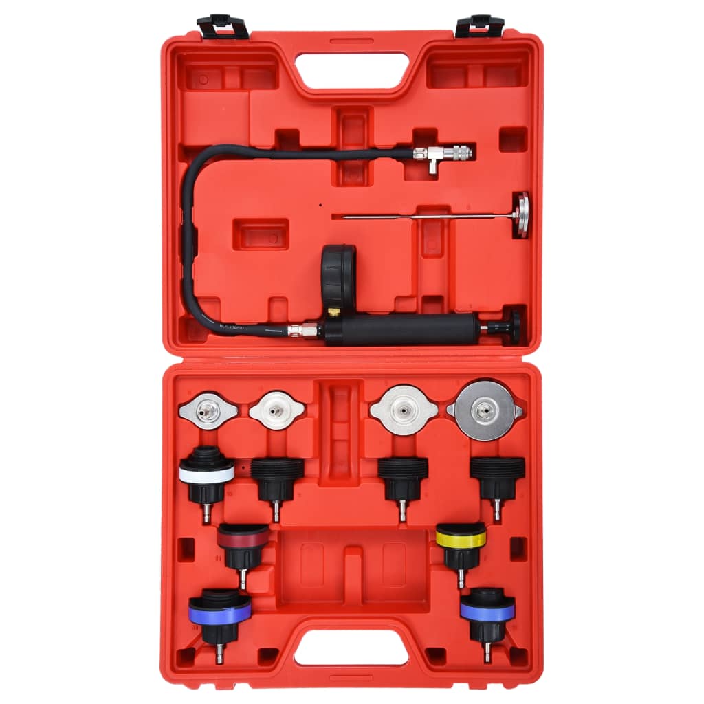 Berkfield 14 Piece Cooling System & Radiator Cap Pressure Tester