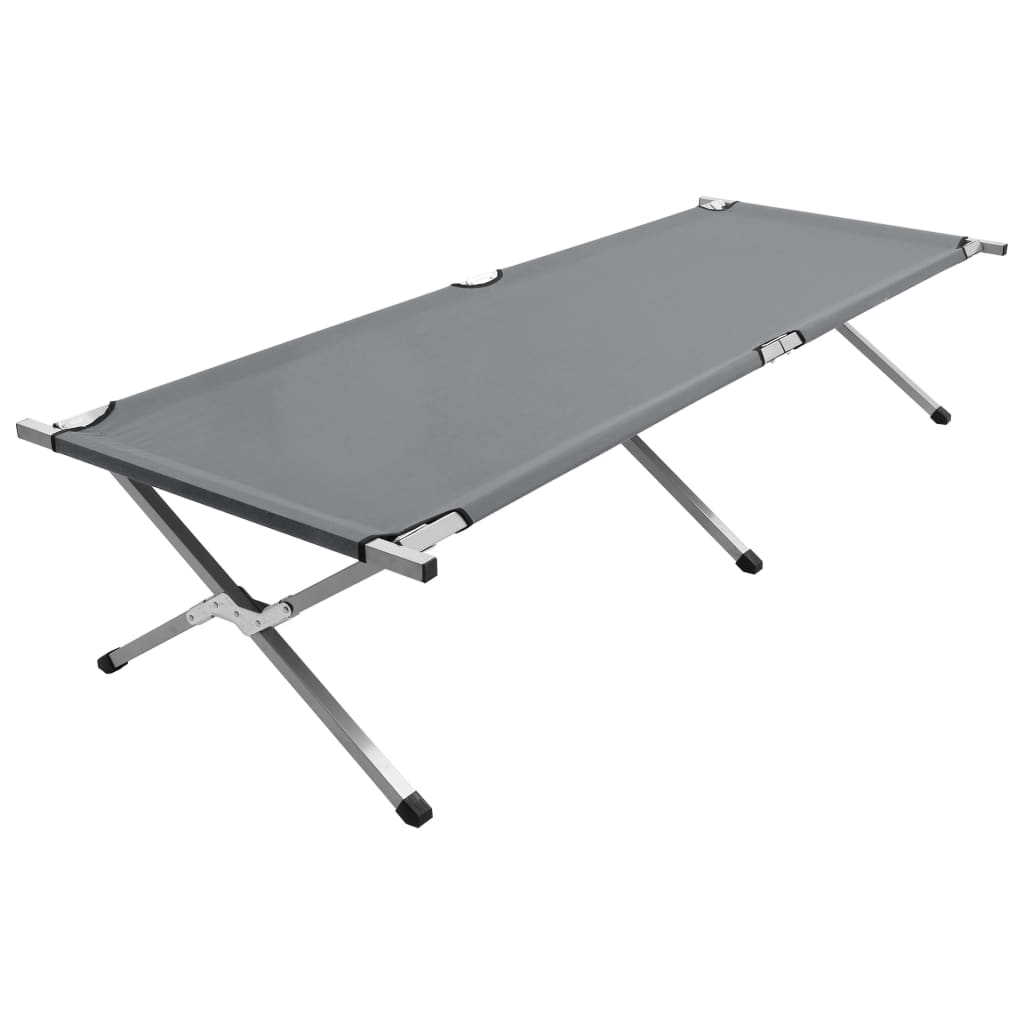 Berkfield Camping Bed 210x80x48 cm XXL Grey