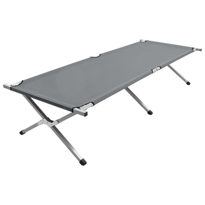 Berkfield Camping Bed 210x80x48 cm XXL Grey