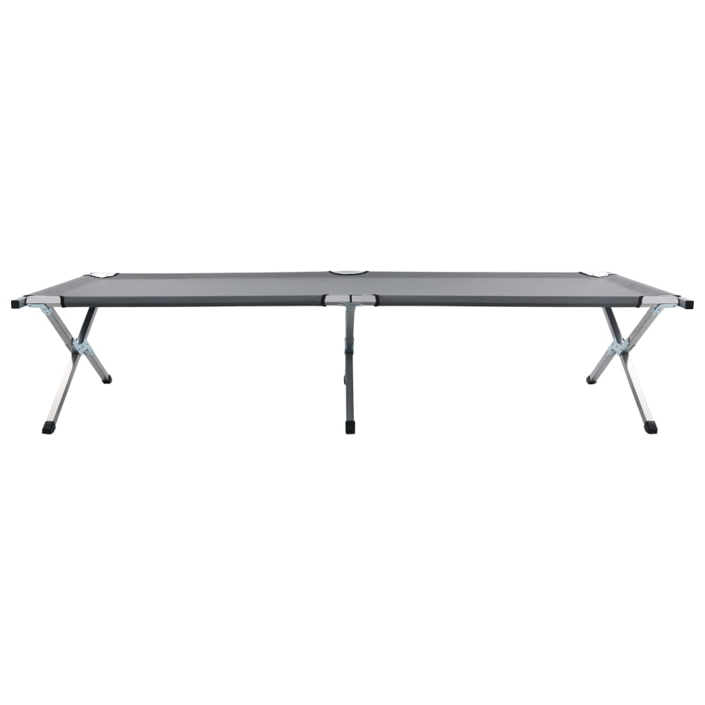 Berkfield Camping Bed 210x80x48 cm XXL Grey