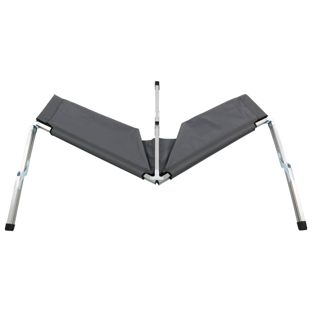Berkfield Camping Bed 210x80x48 cm XXL Grey