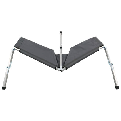 Berkfield Camping Bed 210x80x48 cm XXL Grey