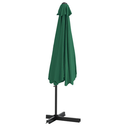 Berkfield Outdoor Parasol with Steel Pole 300 cm Green