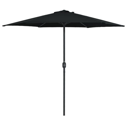 Berkfield Outdoor Parasol with Aluminium Pole 270x246 cm Black