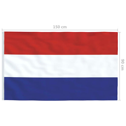 Berkfield Netherlands Flag 90x150 cm