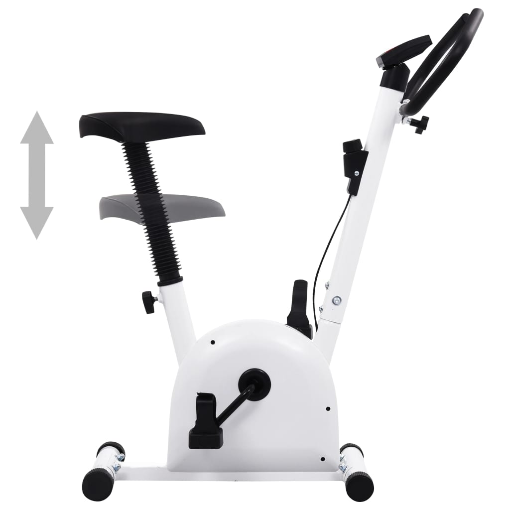Berkfield Exercise Bike with Belt Resistance White