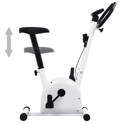 Berkfield Exercise Bike with Belt Resistance White