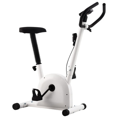 Berkfield Exercise Bike with Belt Resistance White