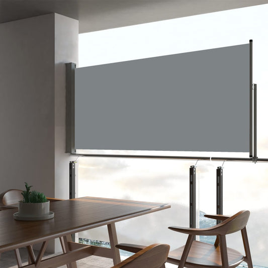Berkfield Patio Retractable Side Awning 60x300 cm Grey