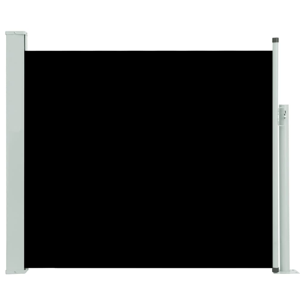 Berkfield Patio Retractable Side Awning 100x300 cm Black