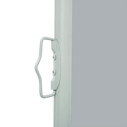 Berkfield Patio Retractable Side Awning 140x500 cm Grey