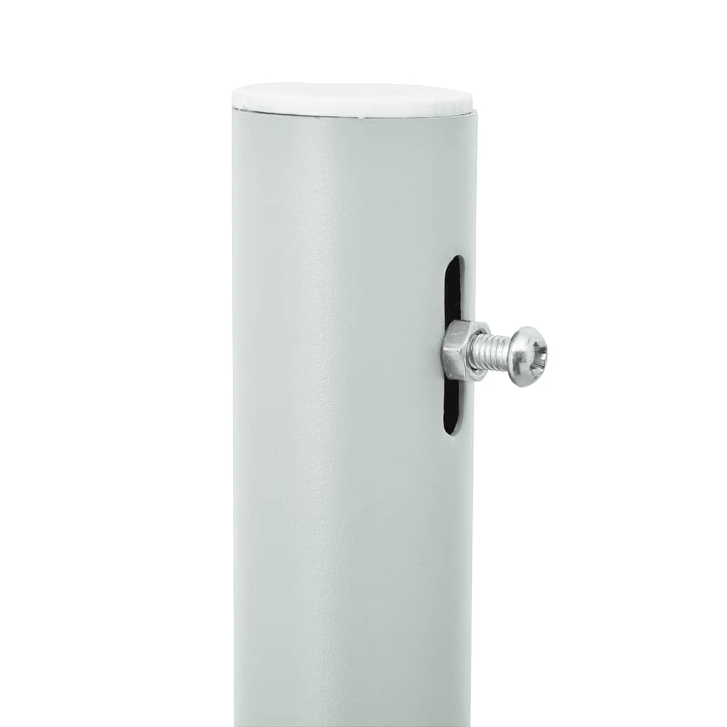 Berkfield Patio Retractable Side Awning 140x500 cm Grey