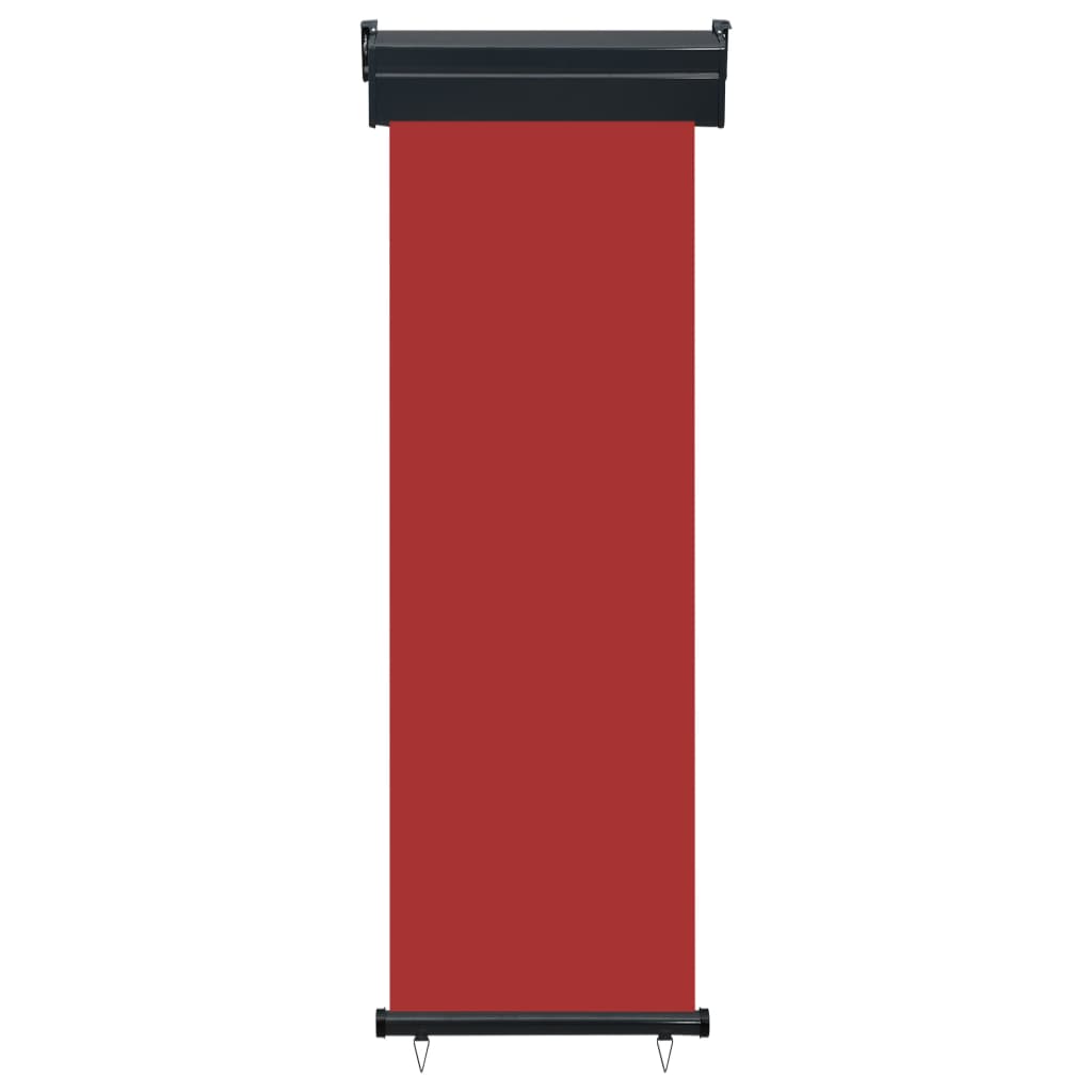 Berkfield Balcony Side Awning 65x250 cm Red
