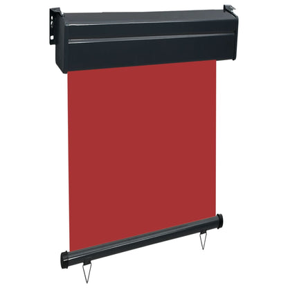 Berkfield Balcony Side Awning 65x250 cm Red