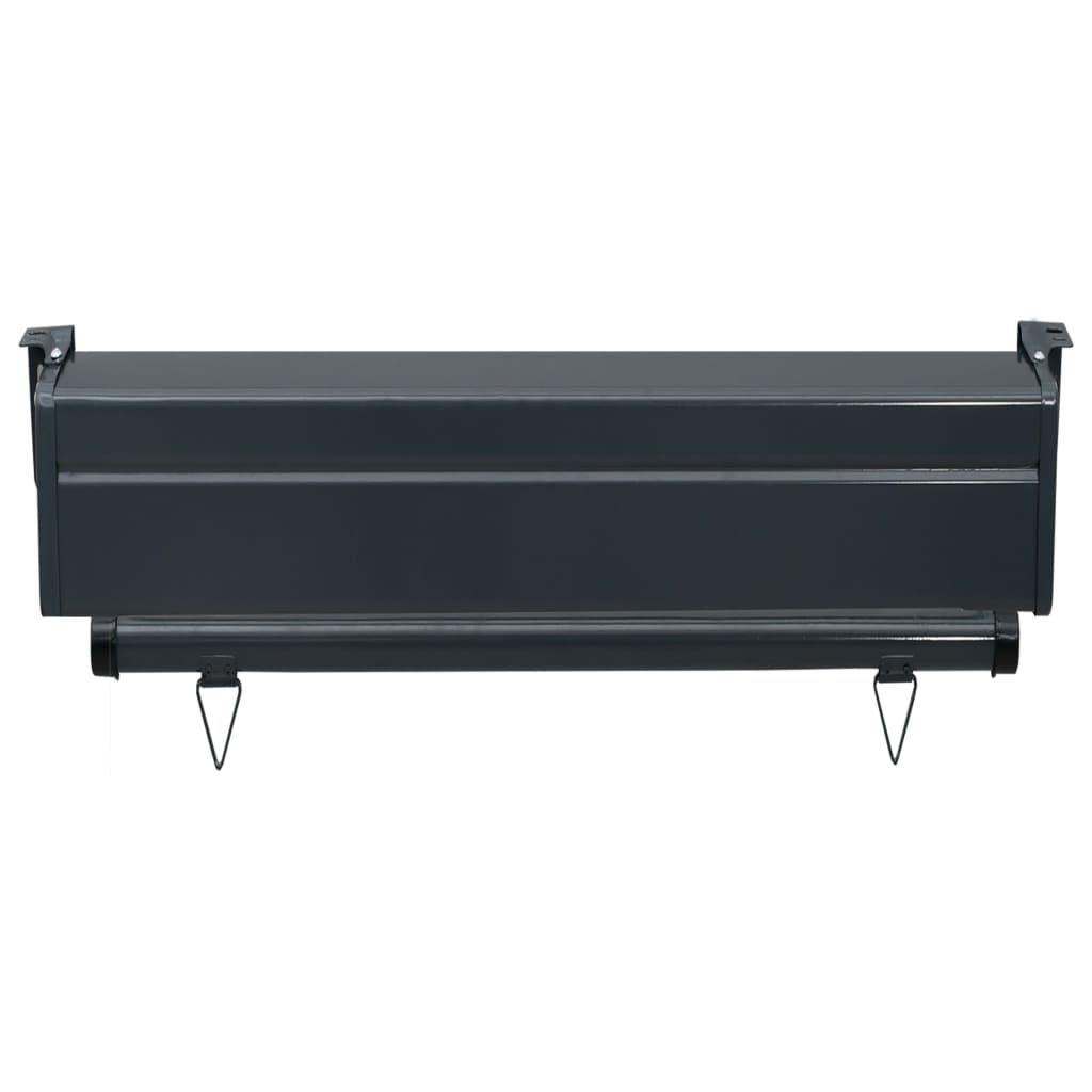 Berkfield Balcony Side Awning 65x250 cm Red