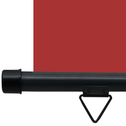 Berkfield Balcony Side Awning 65x250 cm Red