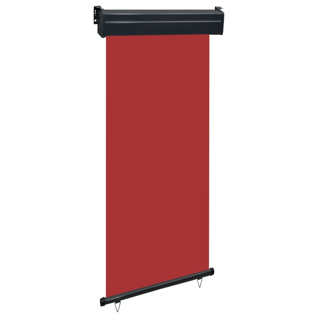 Berkfield Balcony Side Awning 105x250 cm Red