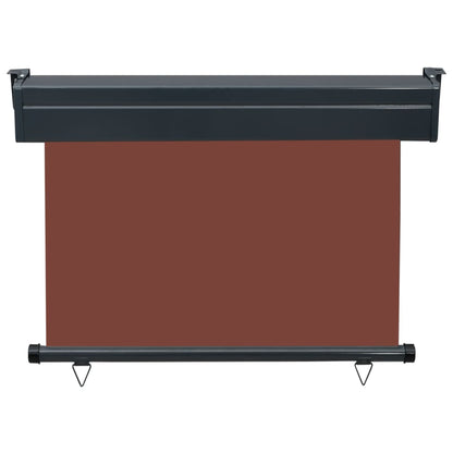Berkfield Balcony Side Awning 105x250 cm Brown