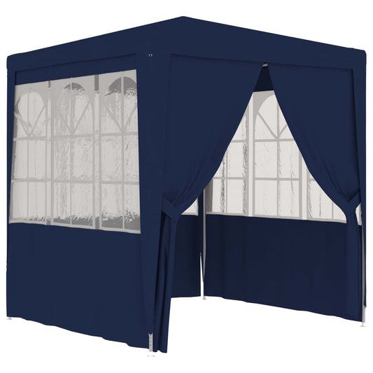 Berkfield Professional Party Tent with Side Walls 2x2 m Blue 90 g/m�__